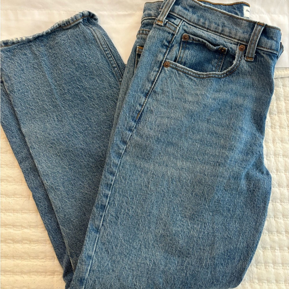 Abercrombie Low Rise Baggy Jean Short